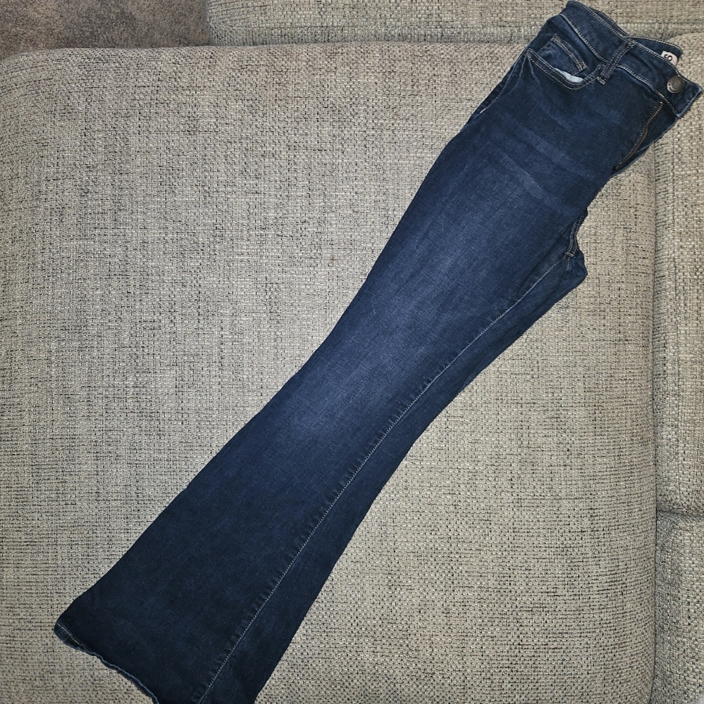 SO Dark Blue Women's Flare Jeans